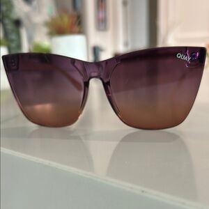 Quay Australia Purple Gradient Sunglasses